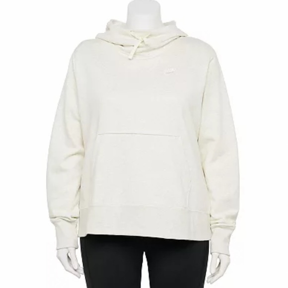 Nike Sportswear Club Fleece Sweatsuit Oatmeal-Plus Size - Picture 4 of 8